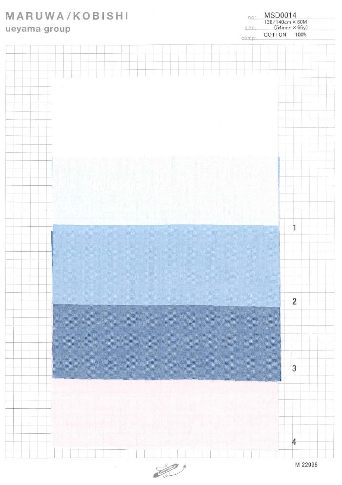 MSD0014 Oxford Naturel Extensible Pinpoint[Fabrication De Textile] Ueyama Textile