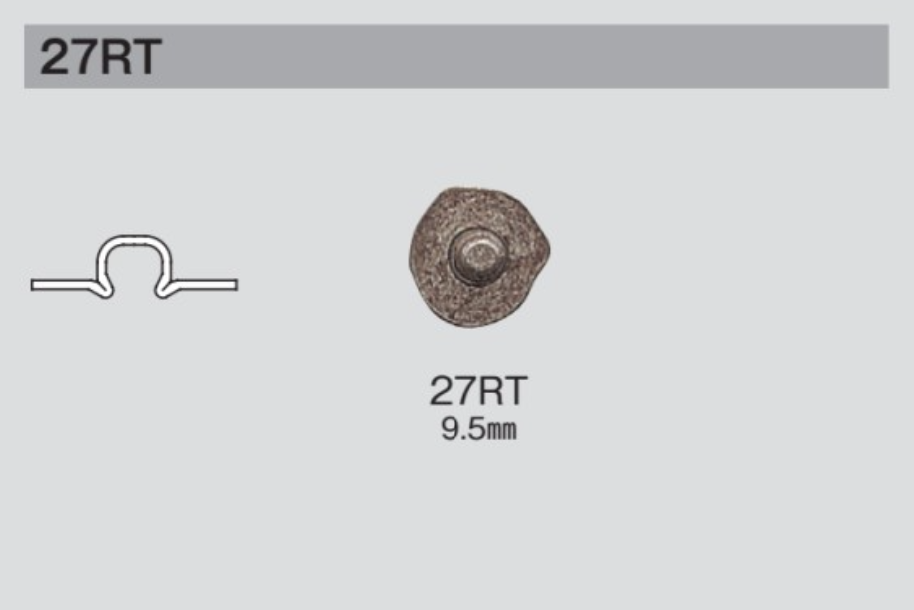 27RT 27RT Robust[Fermeture à Pression/rondelle à œillets] Morito
