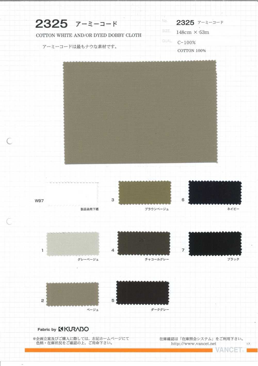 2325 Tissu De Cordon D&#39;armée[Fabrication De Textile] VANCET
