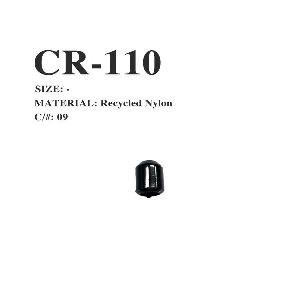 CR-110 Filet De Pêche Recyclé Extrémité De Cordon En Nylon Cylindrique[Boucles Et Anneau] Morito