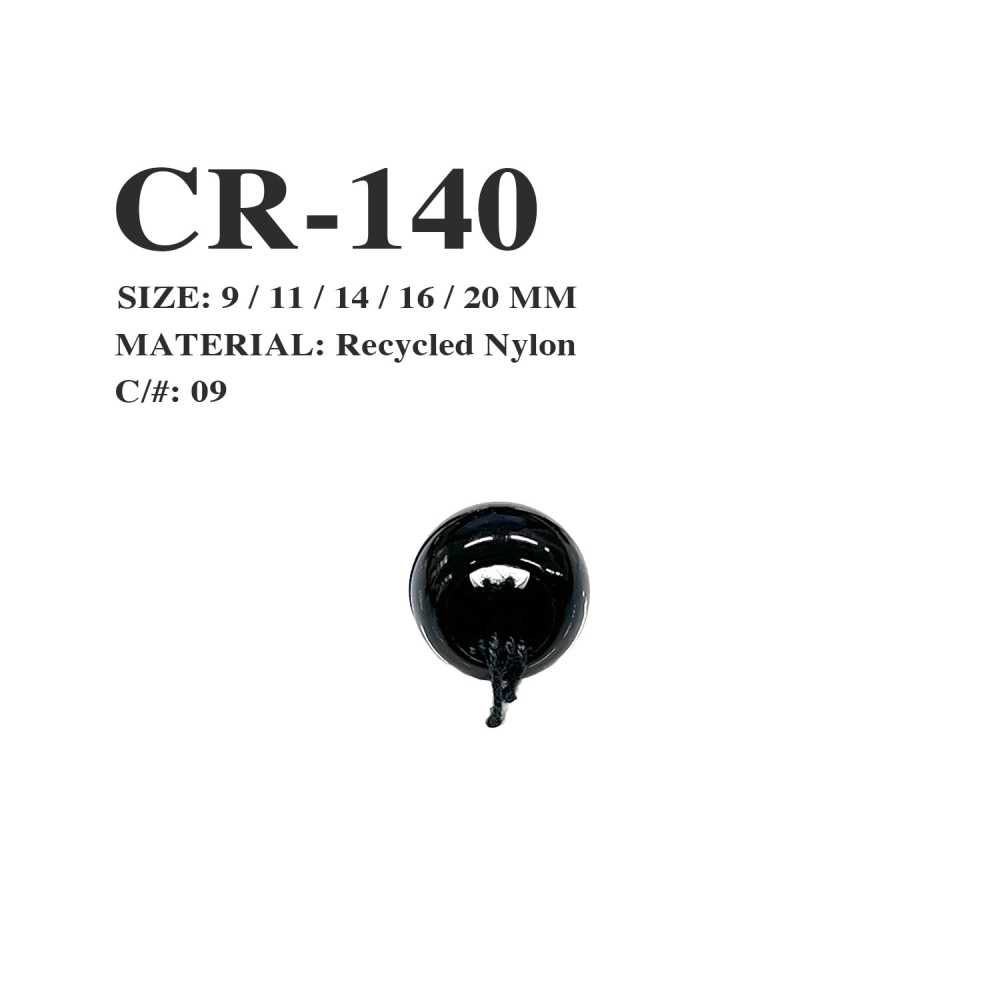 CR-140 Filet De Pêche En Nylon Recyclé Extrémité Du Cordon Forme Ronde[Boucles Et Anneau] Morito