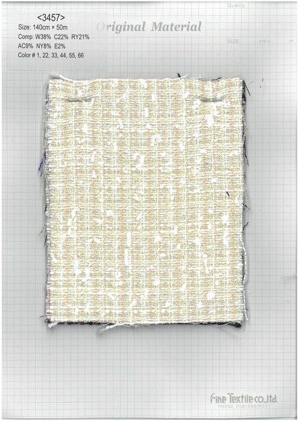 3457 Slurrit Mall Fantaisie Tweed[Fabrication De Textile] Textile Fin
