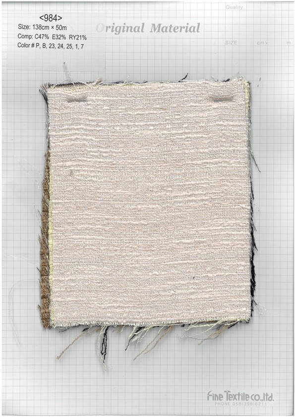 984 Boucher En Coton Flammé Teint En Pièce[Fabrication De Textile] Textile Fin