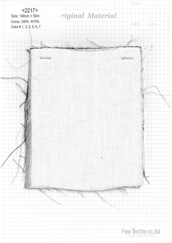 2217 Denim De Lin[Fabrication De Textile] Textile Fin