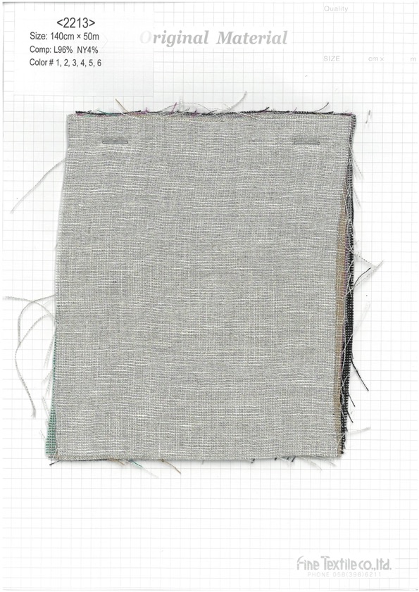 2213 Lin Chambray[Fabrication De Textile] Textile Fin