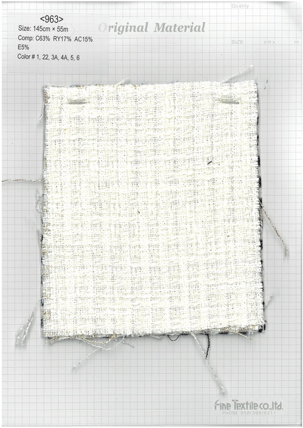 963 Slab Heather Check Tweed[Fabrication De Textile] Textile Fin