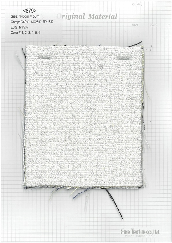 879 Tweed Fantaisie à Chevrons Lamé[Fabrication De Textile] Textile Fin