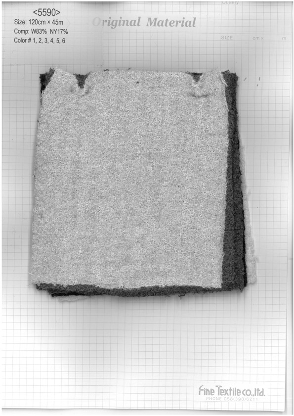 5590 Tweed à Boucle Douce[Fabrication De Textile] Textile Fin