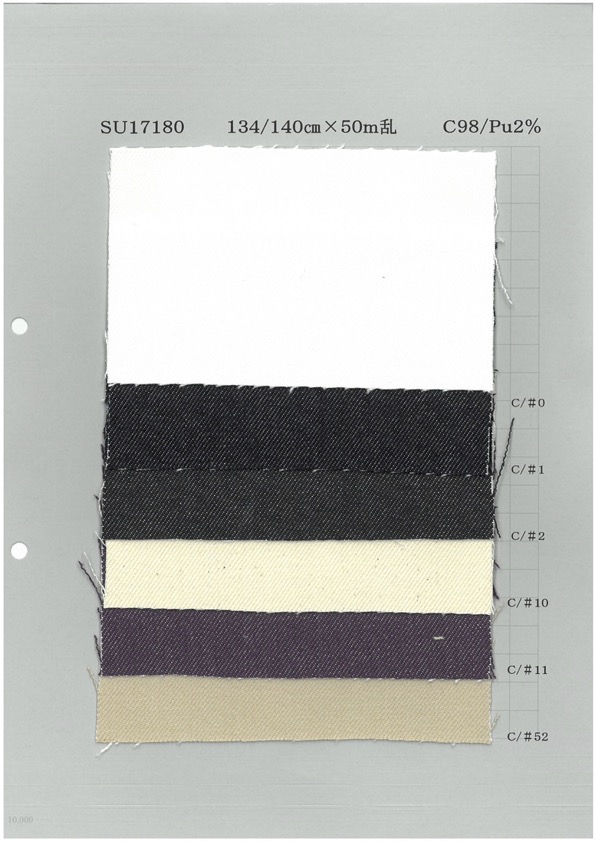 SU17180 Denim De Couleur Extensible 12 Oz[Fabrication De Textile] Textile Yoshiwa
