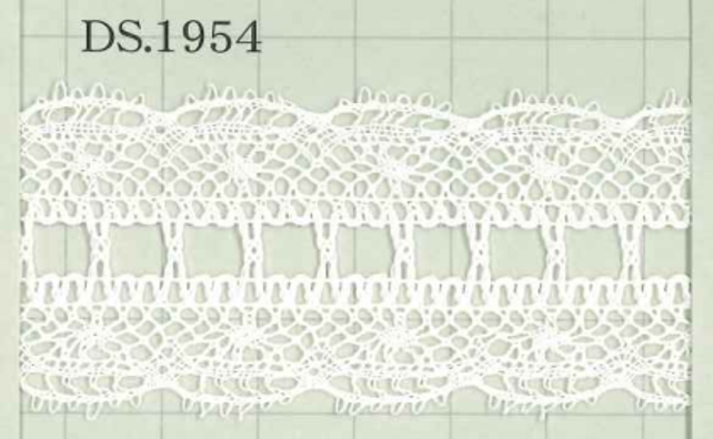 DS1954 Largeur De La Dentelle De Coton : 33 Mm Daisada