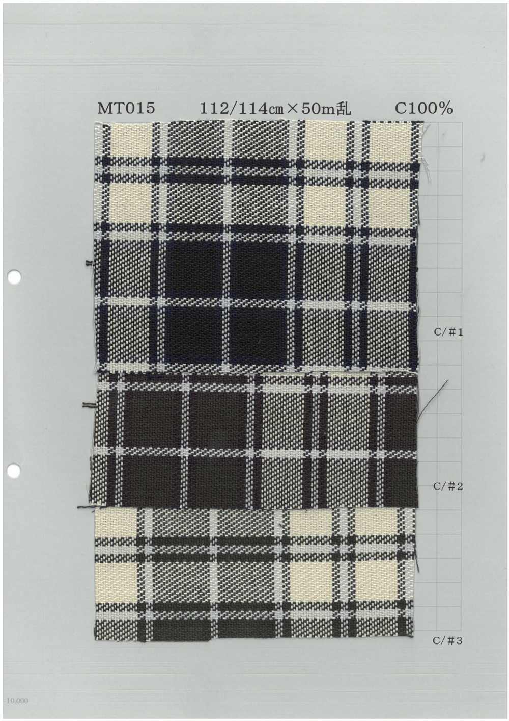 MT015 Tartan De Coton[Fabrication De Textile] Textile Yoshiwa