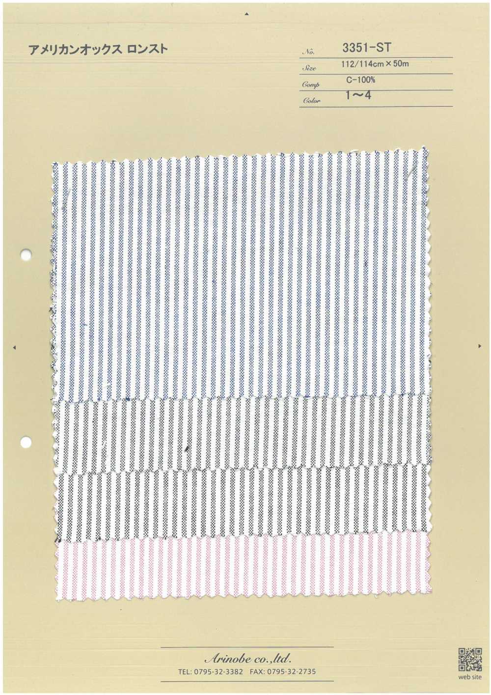 3351-ST Oxford Américain[Fabrication De Textile] ARINOBE CO., LTD.