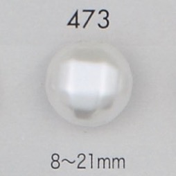 473 Matériau En Urée Semblable à Une Perle Avec Bouton à Tige Demi-anneau DAIYA BUTTON(DAIYA BUTTON)