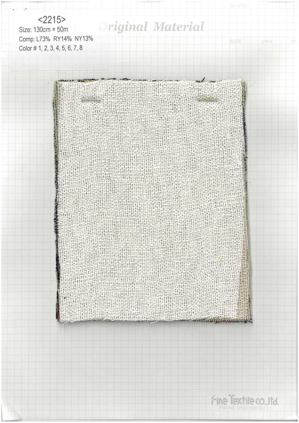 2215 Lin Rayonne Nylon Tissage Leno Tissage[Fabrication De Textile] Textile Fin