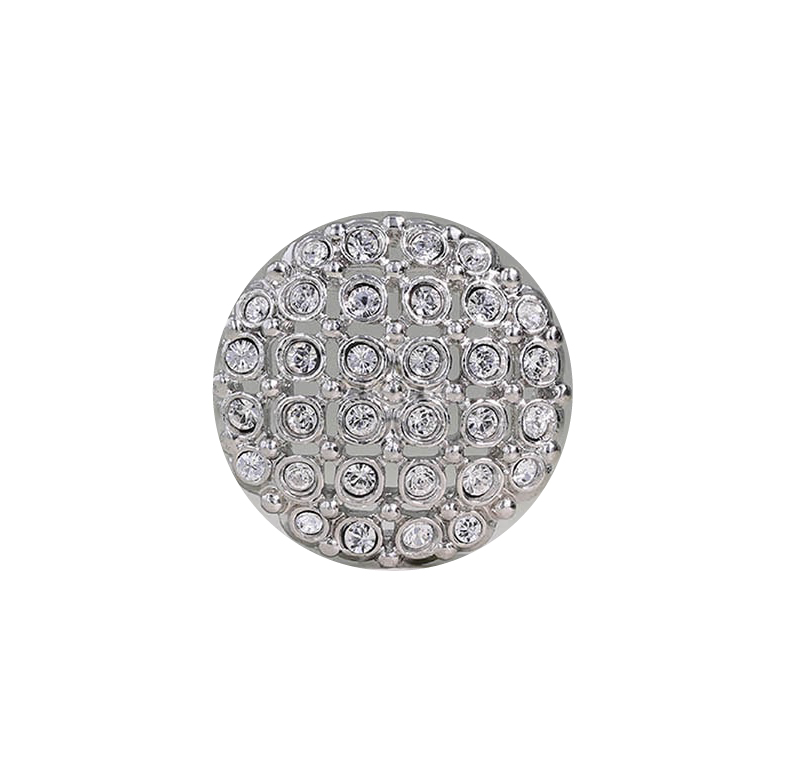 G3435 Bouton Demi-cercle En Verre/fonte IRIS