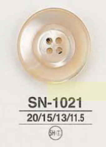 SN1021 Bouton Shell Shell 4 Trous IRIS