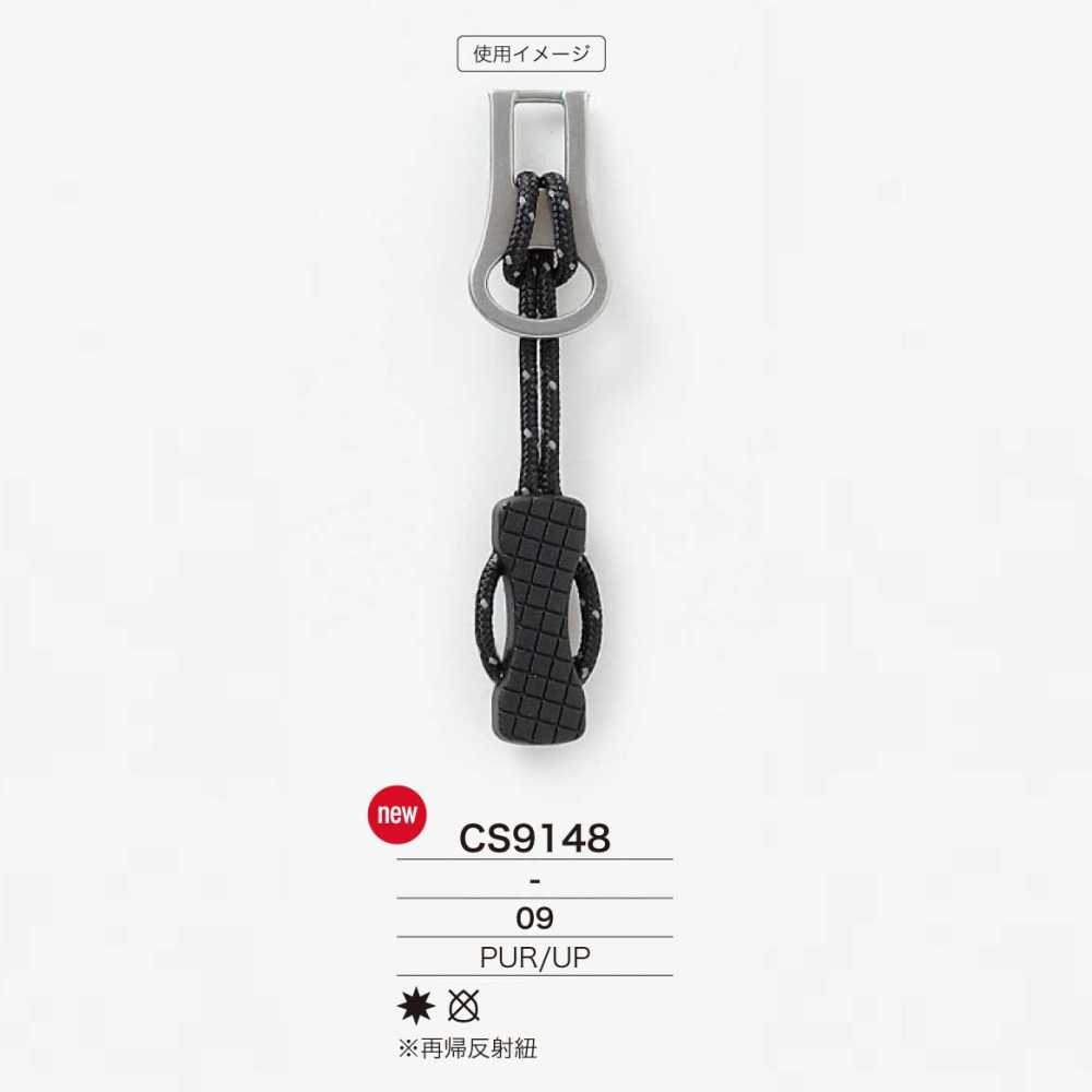 CS9148 Point De Fermeture éclair En Résine Polyuréthane IRIS