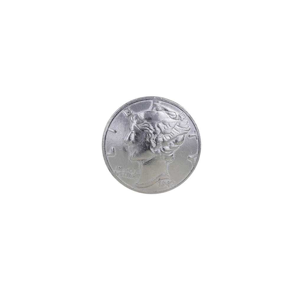 DM2253 Bouton à Tige Demi-anneau En Métal/laiton De Haute Qualité IRIS