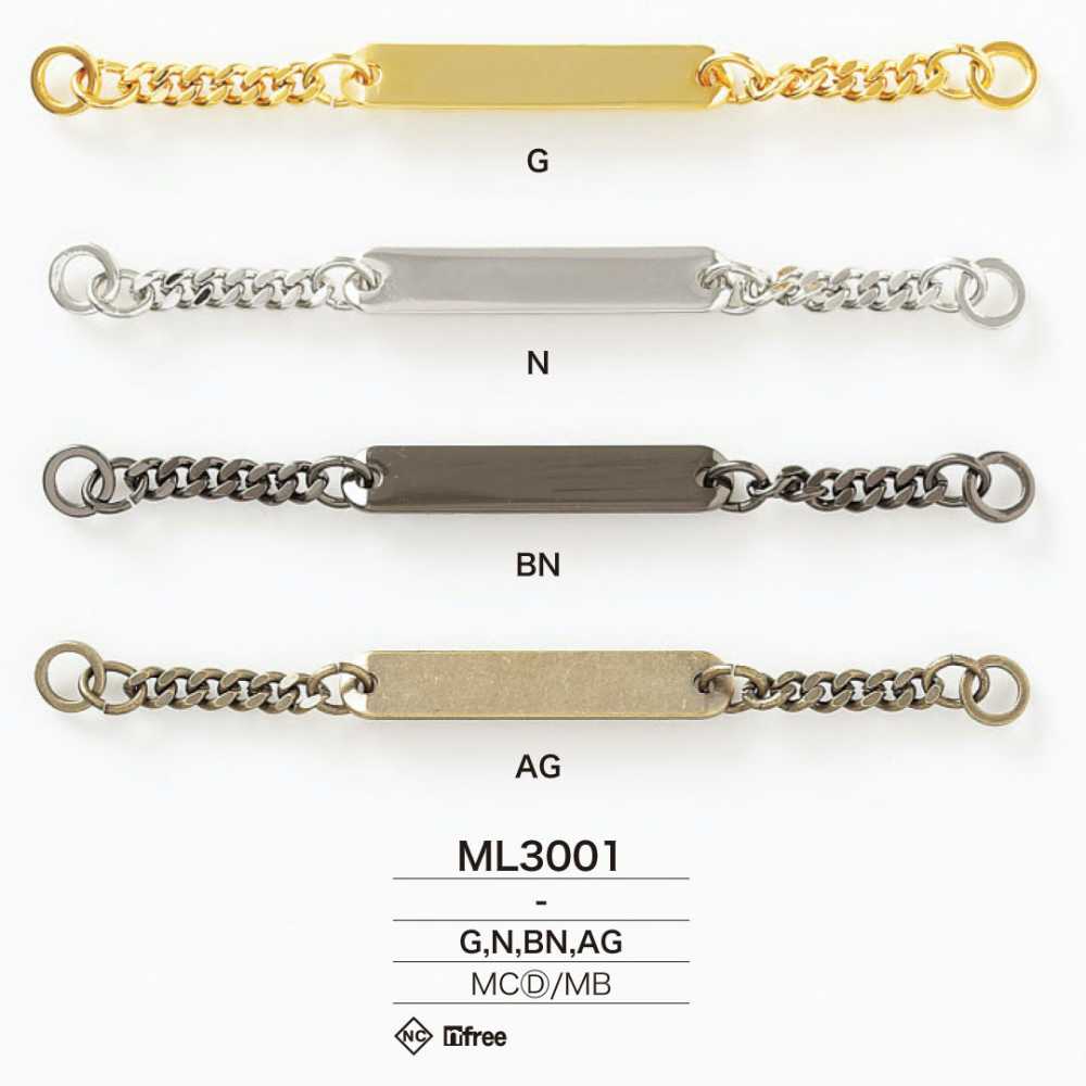 ML3001 Sangle De Collier En Laiton Moulé Sous Pression[Marchandises Diverses Et Autres] IRIS