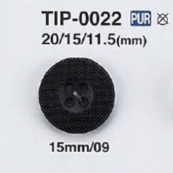 TIP0022 Bouton 4 Trous En Polyuréthane IRIS