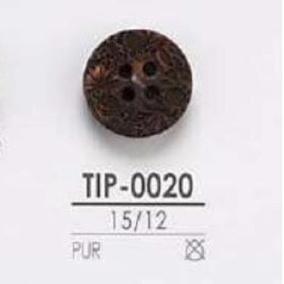 TIP0020 Bouton 4 Trous En Polyuréthane IRIS