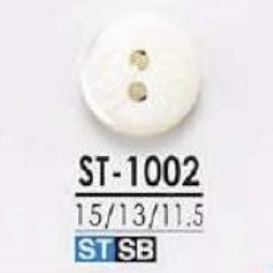 ST1002 Bouton 2 Trous Takase Shell Avec Ruban IRIS