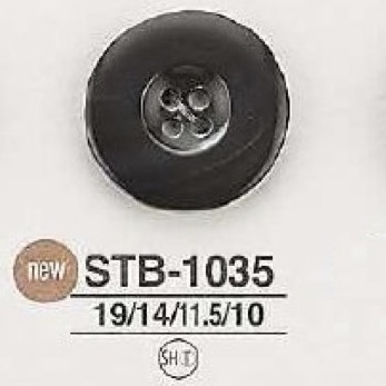 STB1035 Bouton Shell Shell 4 Trous IRIS