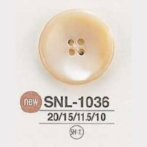 SNL1036 Bouton Shell Shell 4 Trous IRIS