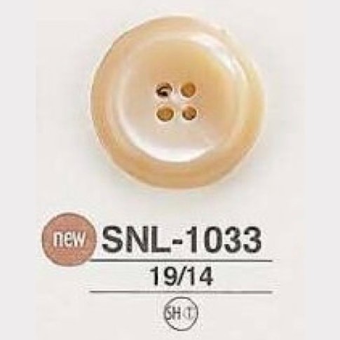 SNL1033 Bouton Shell Shell 4 Trous IRIS