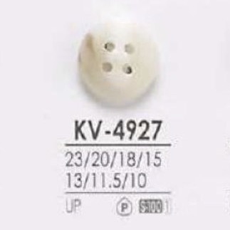 KV4927 Bouton 4 Trous En Résine Polyester IRIS