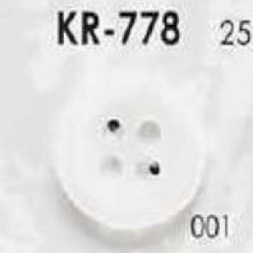 KR778 Bouton 4 Trous En Résine De Nylon IRIS