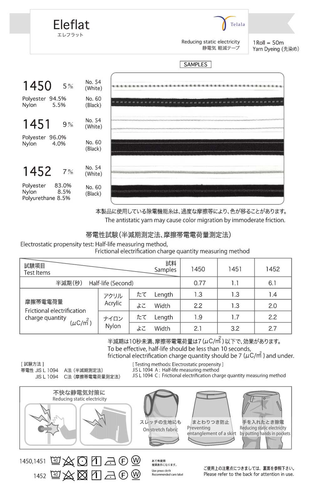 1451 Eléflat[Ruban Ruban Cordon] Telala (Industrie Du Ruban Inoue)