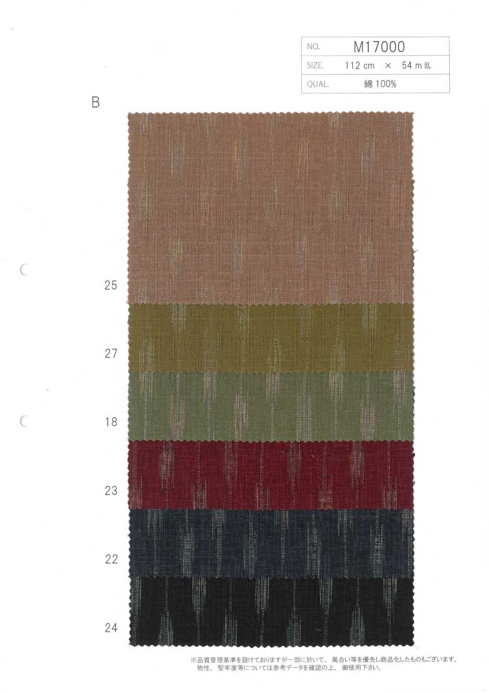 M17000-B Imprimé Ratière En Coton[Fabrication De Textile] MORIKIKU