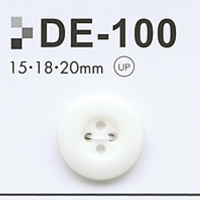 DE100 Bouton à 4 Trous En Résine Polyester DAIYA BUTTON