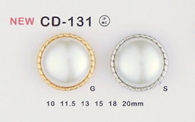 CD-131 Boutons Métalliques (Boutons Combinés De Perles) DAIYA BUTTON