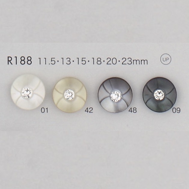 R188 Boutons En Résine Polyester DAIYA BUTTON