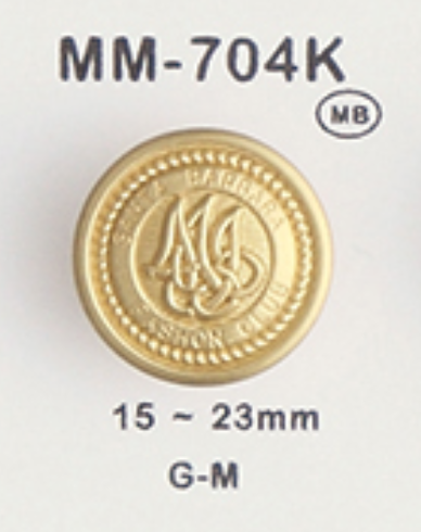 MM704K Bouton En Métal DAIYA BUTTON