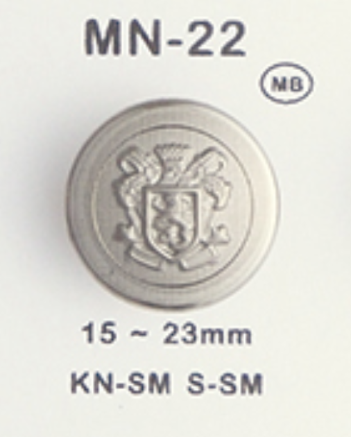 MN-22 Bouton En Métal DAIYA BUTTON