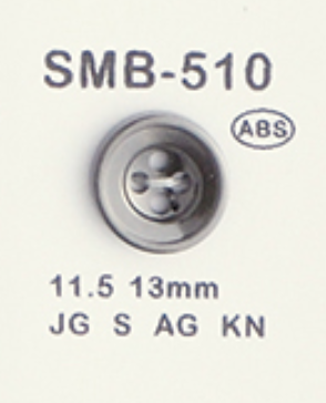 SMB-510 Petit Bouton ABS, Quatre Trous DAIYA BUTTON