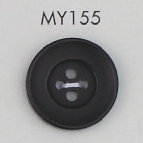 MY155 Bouton 4 Trous Façon Buffle En Résine Polyester DAIYA BUTTON