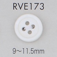 RVE173 Bouton Coquillage à 4 Trous Avec Bordure DAIYA BUTTON(DAIYA BUTTON)