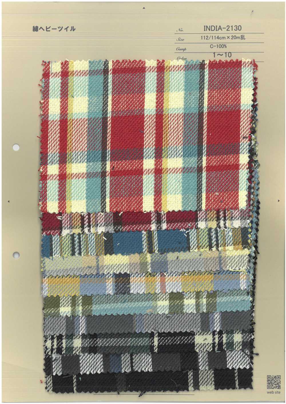 INDIA-2130 Sergé De Coton épais[Fabrication De Textile] ARINOBE