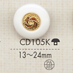 CD105K Boutons En Résine De Nylon/résine ABS DAIYA BUTTON(DAIYA BUTTON)