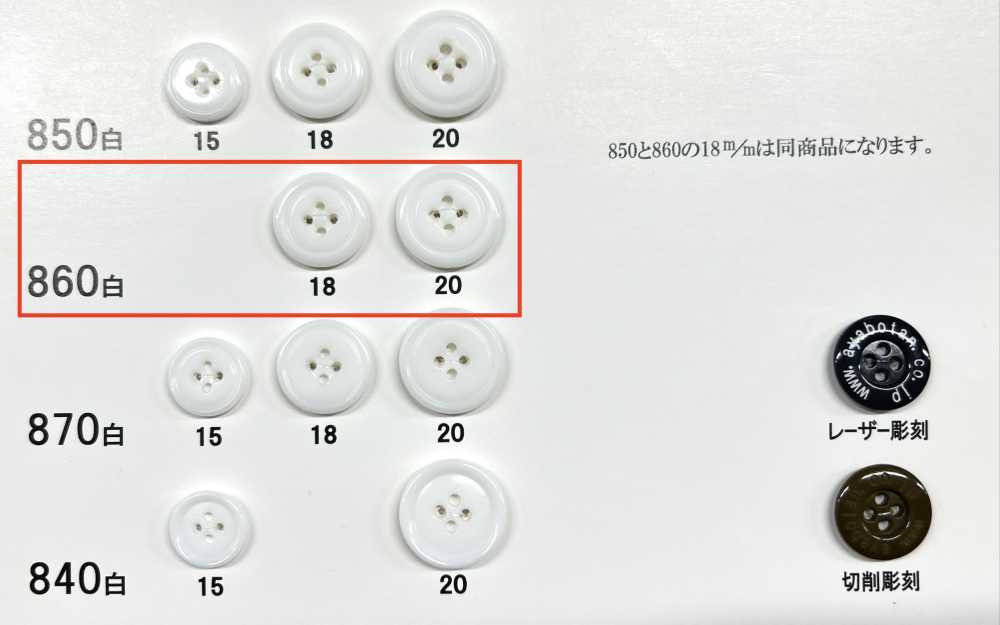 860 Bouton à 4 Trous Avec Rebord En Résine D