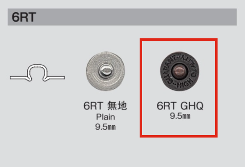 6RT GHQ 6RT GHQ B/O Robuste Gravé[Fermeture à Pression/rondelle à œillets] Morito