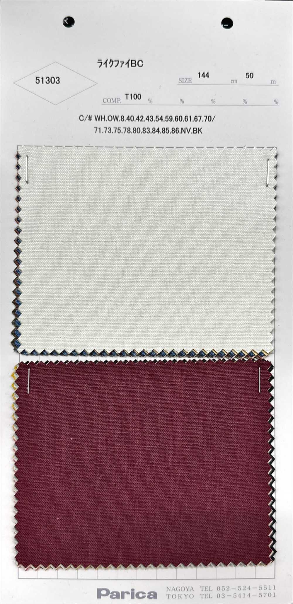 51303 Likeify BC[Fabrication De Textile] Parika