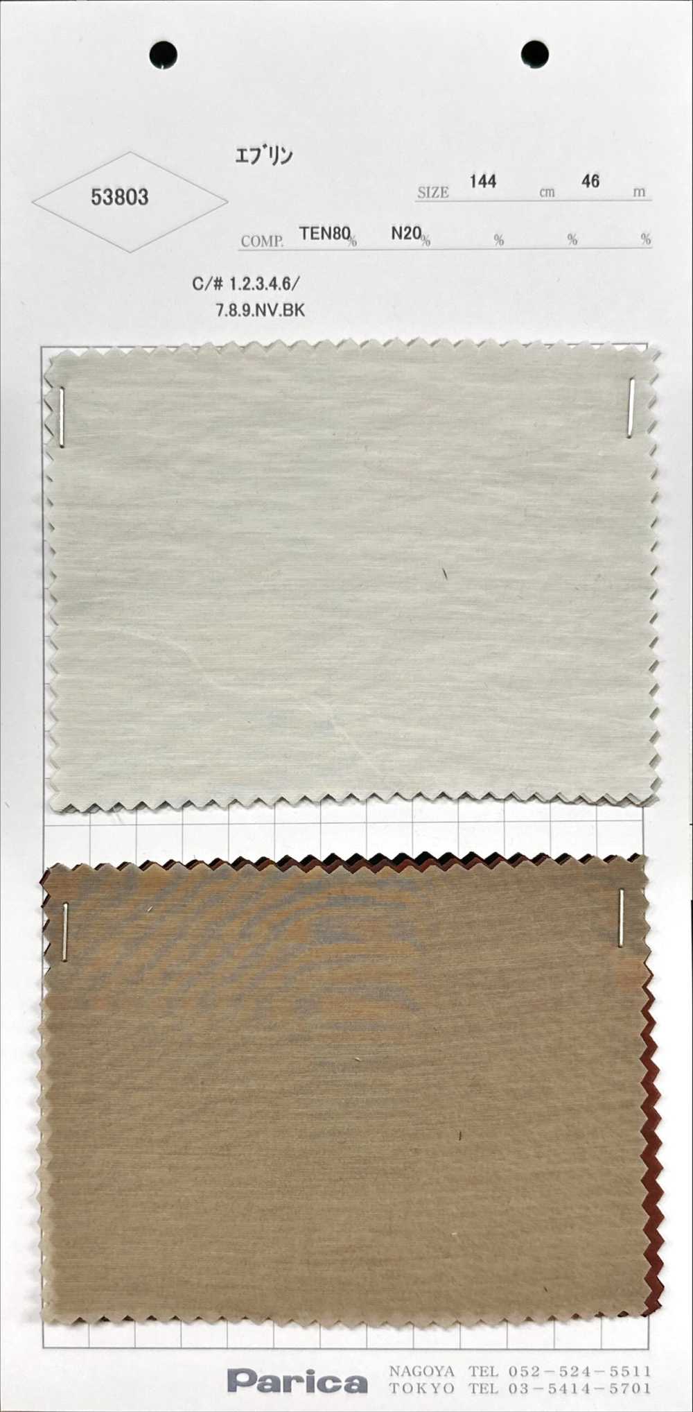 53803 Evelyne[Fabrication De Textile] Parika