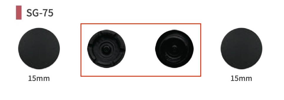 SG-75-B/C Ressort/goujon SUNGRIP SG75[Fermeture à Pression/rondelle à œillets] Kajitec