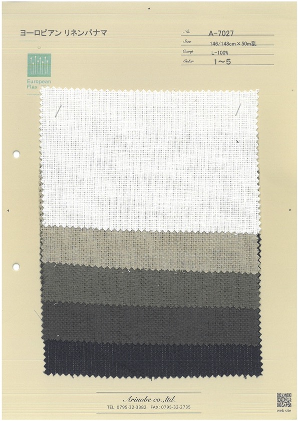 A-7027 Panama En Lin Européen[Fabrication De Textile] ARINOBE