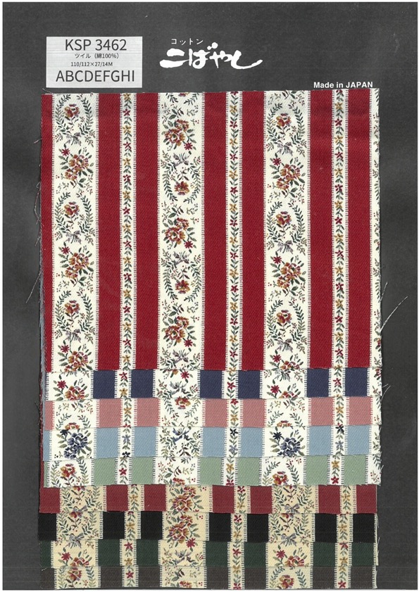 KSP3462 Imprimé Floral En Sergé[Fabrication De Textile]